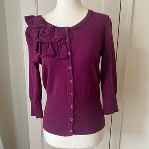 ELLE Plum Cardigan